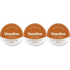 3-PACK Vaseline Lip Therapy Tin Cocoa 20 g
